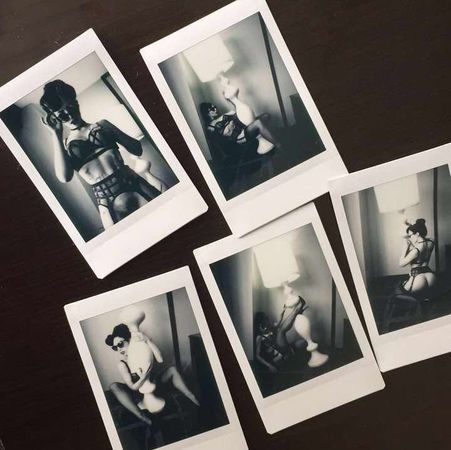 Instax of Ludella Hahn taken by Kenny Lee